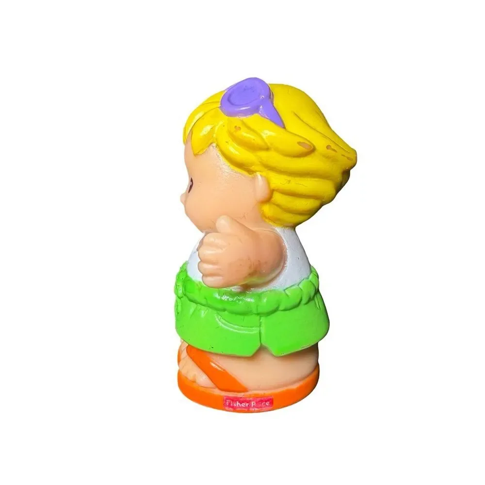 Vintage 1998 Fisher Price Little People Eddie Figure Swimmer Beach Boy